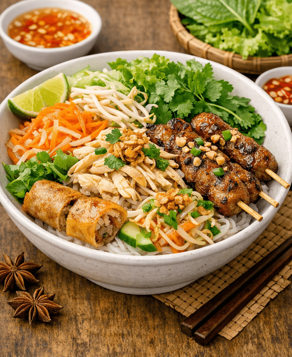 Nghê Grilled Beef with Vermicelli